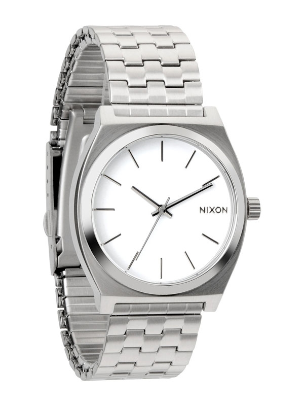 NIXON Time Teller A045-100 Alb Unisex