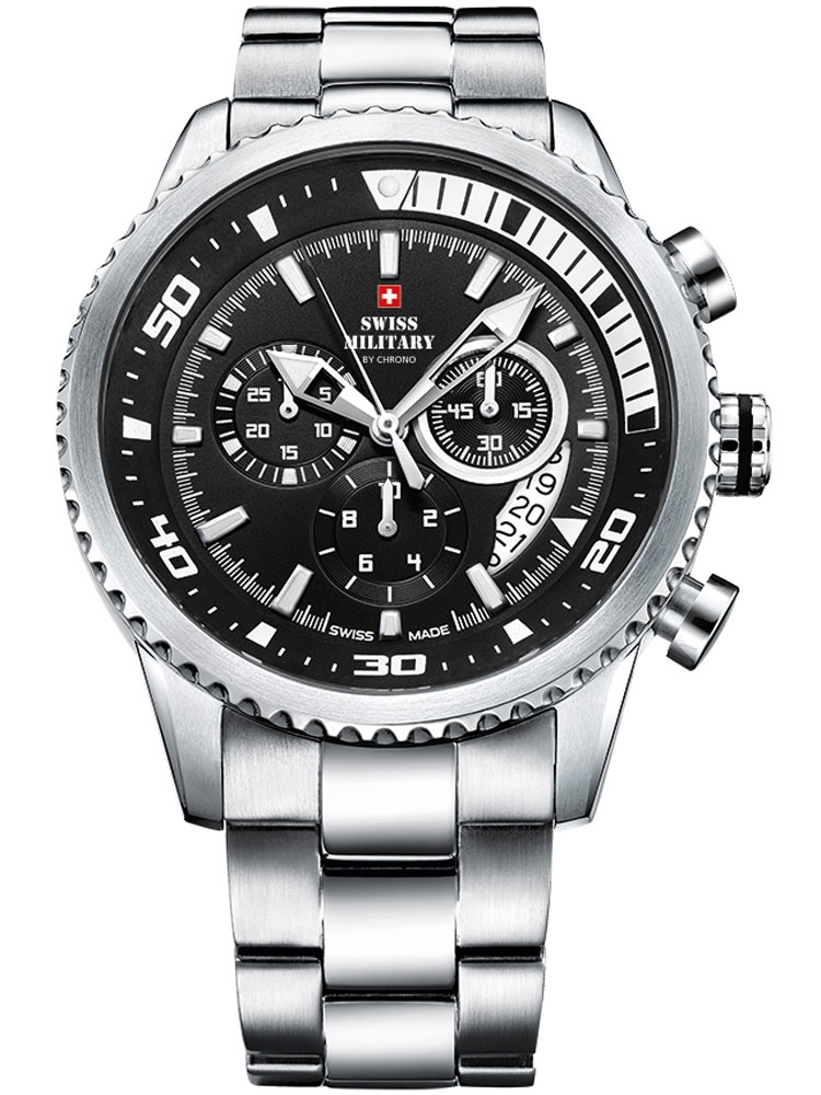 Swiss Military SM34042.01 Chronograph 10 ATM, 44 mm Swiss Military SM34042.01 Chronograph 10 ATM, 44 mm