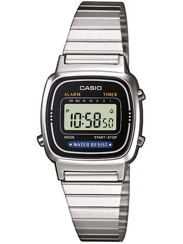 Casio LA670WEA-1EF Unisex Colectia Chronograph 3 ATM 24 mm