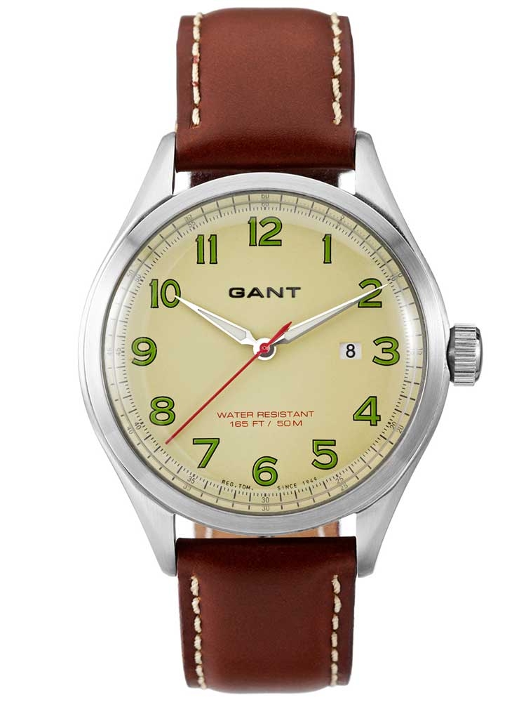 Gant Icon W70461 Ceas Barbatesc cu change curea Piele maro + Nylon 42 mm