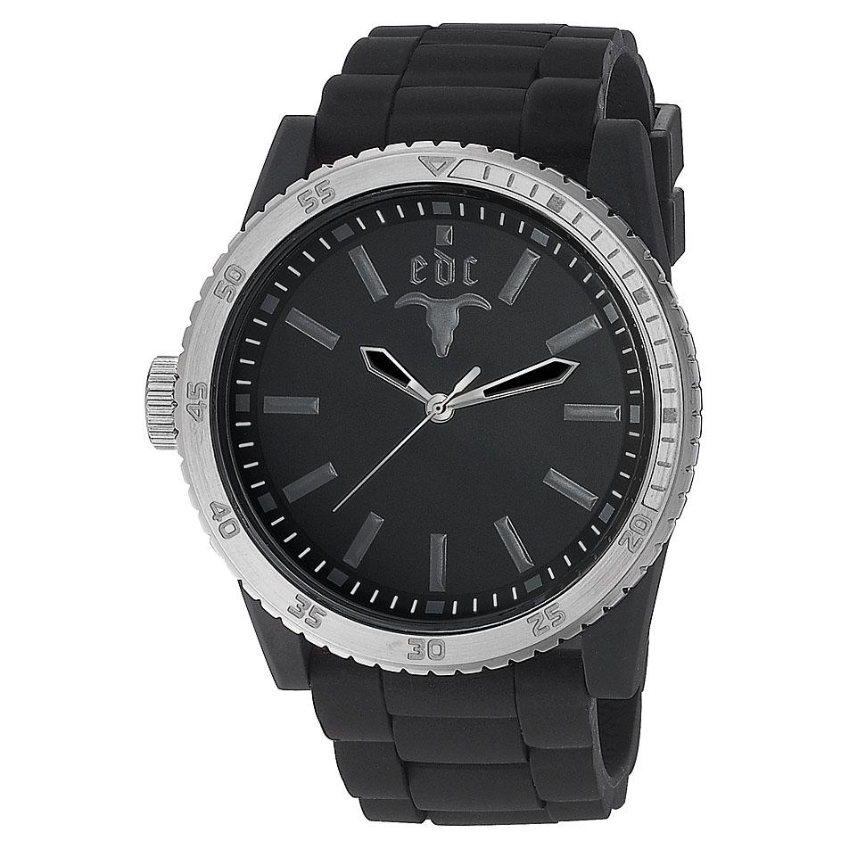edc by Esprit EE100831002 Rubber Star Midnight Black Silver Herrenuhr edc by Esprit EE100831002 Rubber Star Midnight Black Silver Herrenuhr