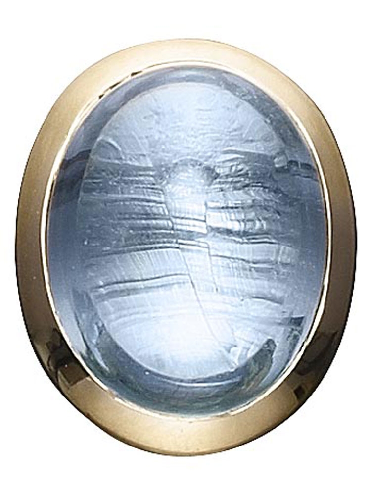 Story Charm 5208917 argintiu auriu-placat Knopf albastru cz