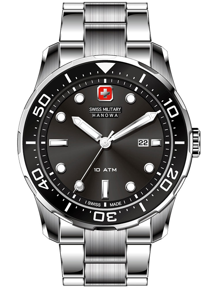 Swiss Military Hanowa Aqualiner 06-5213.04.007 10 ATM 42 mm Swiss Military Hanowa Aqualiner 06-5213.04.007 10 ATM 42 mm