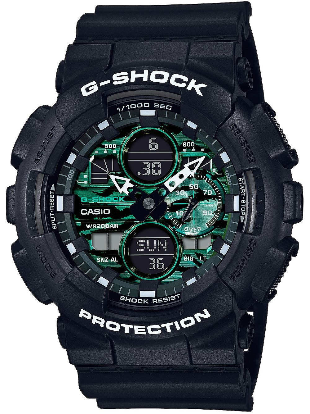 Watches | Chrono12 - Casio GA-140MG-1AER G-Shock men`s 50mm 20ATM