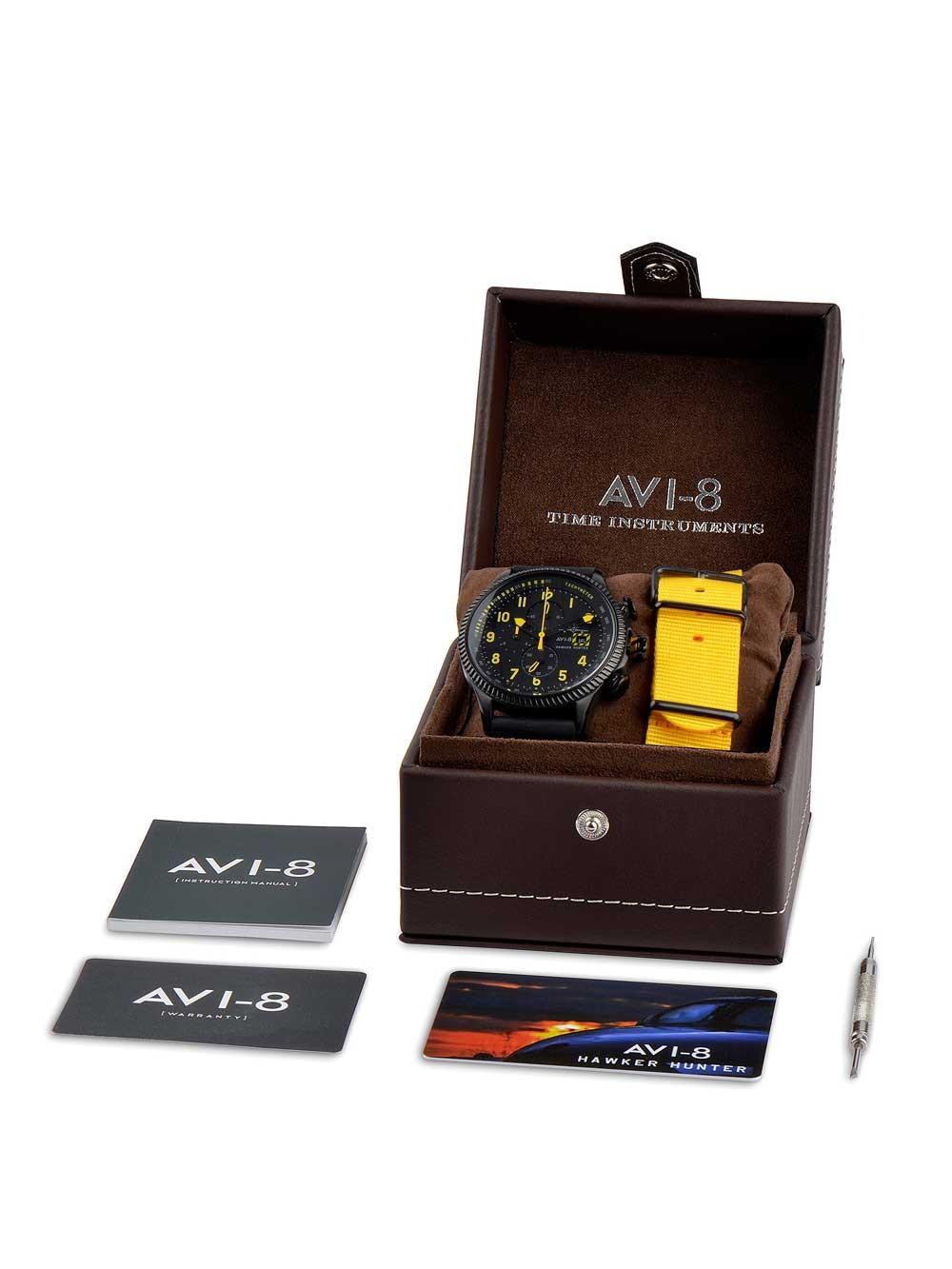 Ceas barbatesc AVI-8 AV-4036-01 Hawker Hunter Chrono 45mm 5ATM