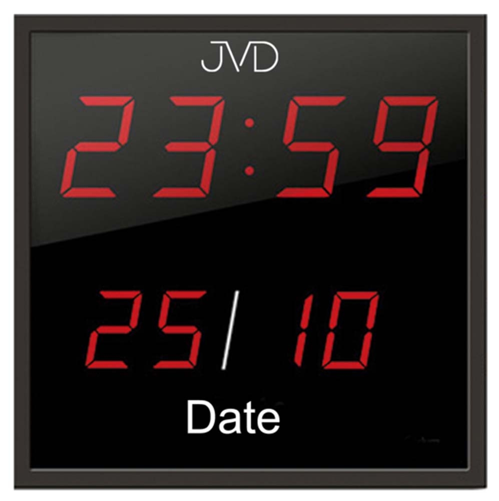 JVD DH41 Ceas de perete digital - alimentare 220 V ( 27,5 cm x 27,5 cm x 4 )