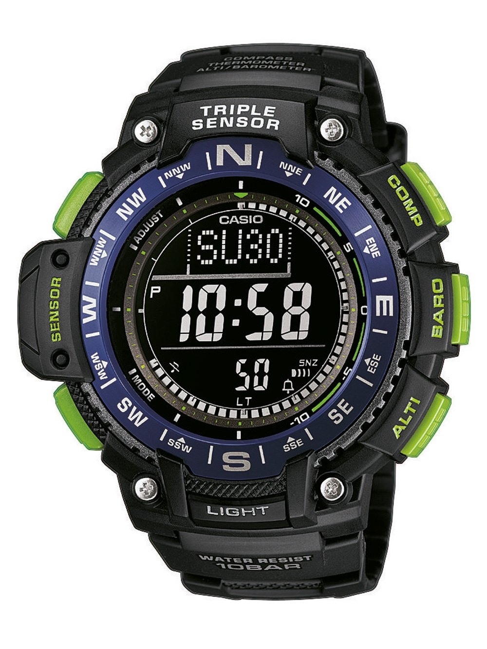 Ceas barbatesc Casio SGW-1000-2BER Collection 52mm 10ATM