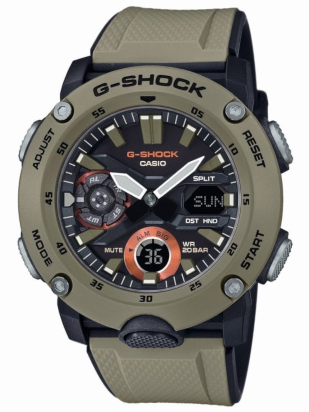 Ceas barbatesc Casio GA-2000-5AER G-Shock