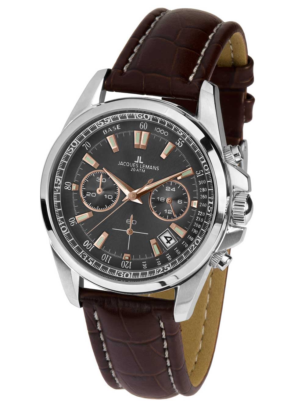 Ceas barbati Jacques Lemans 1-1830C Liverpool Chrono 40mm 20ATM