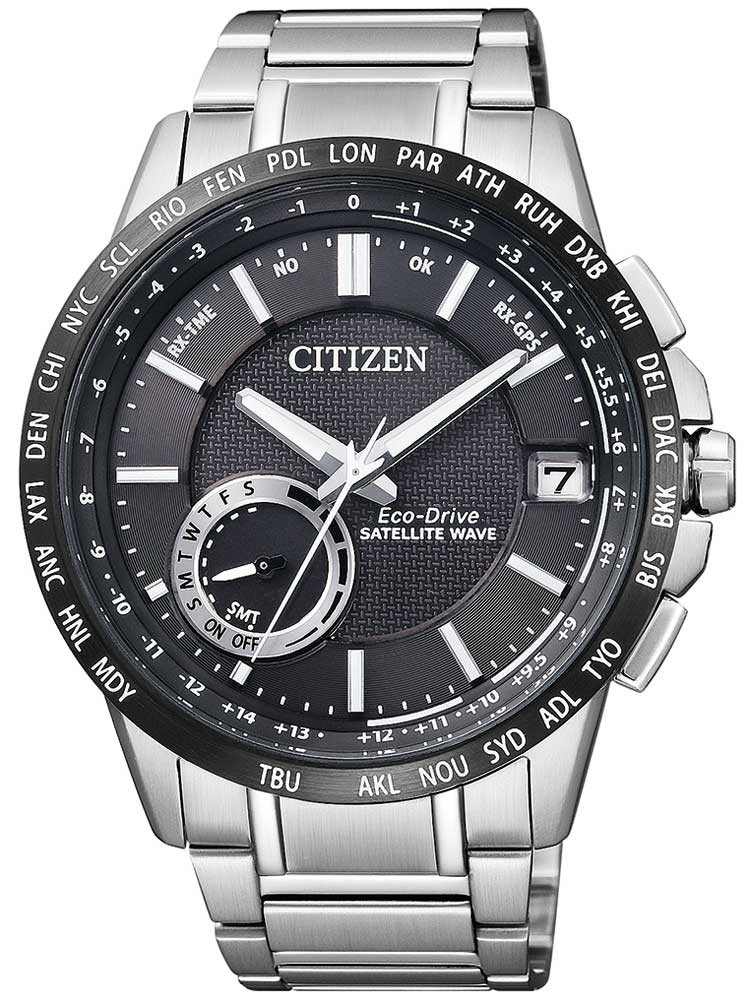 Ceas barbatesc Citizen Eco-Drive GPS Satellite Wave Elegant CC3005-51E 44mm 10ATM