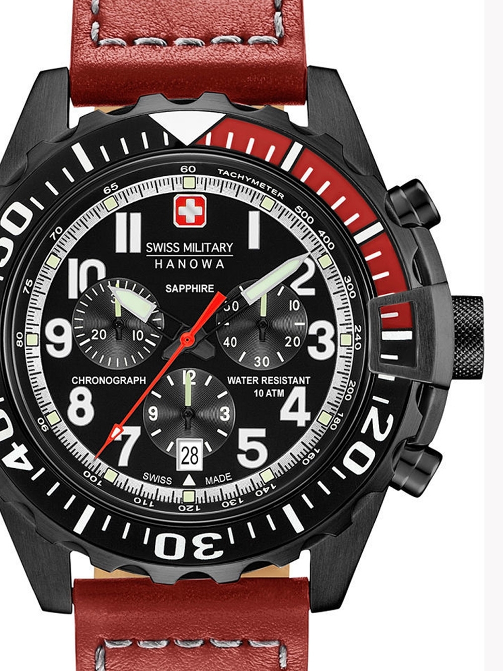 Ceas barbatesc Swiss Military Hanowa 06-4304.13.007 Touchdown Chrono 45mm 10ATM