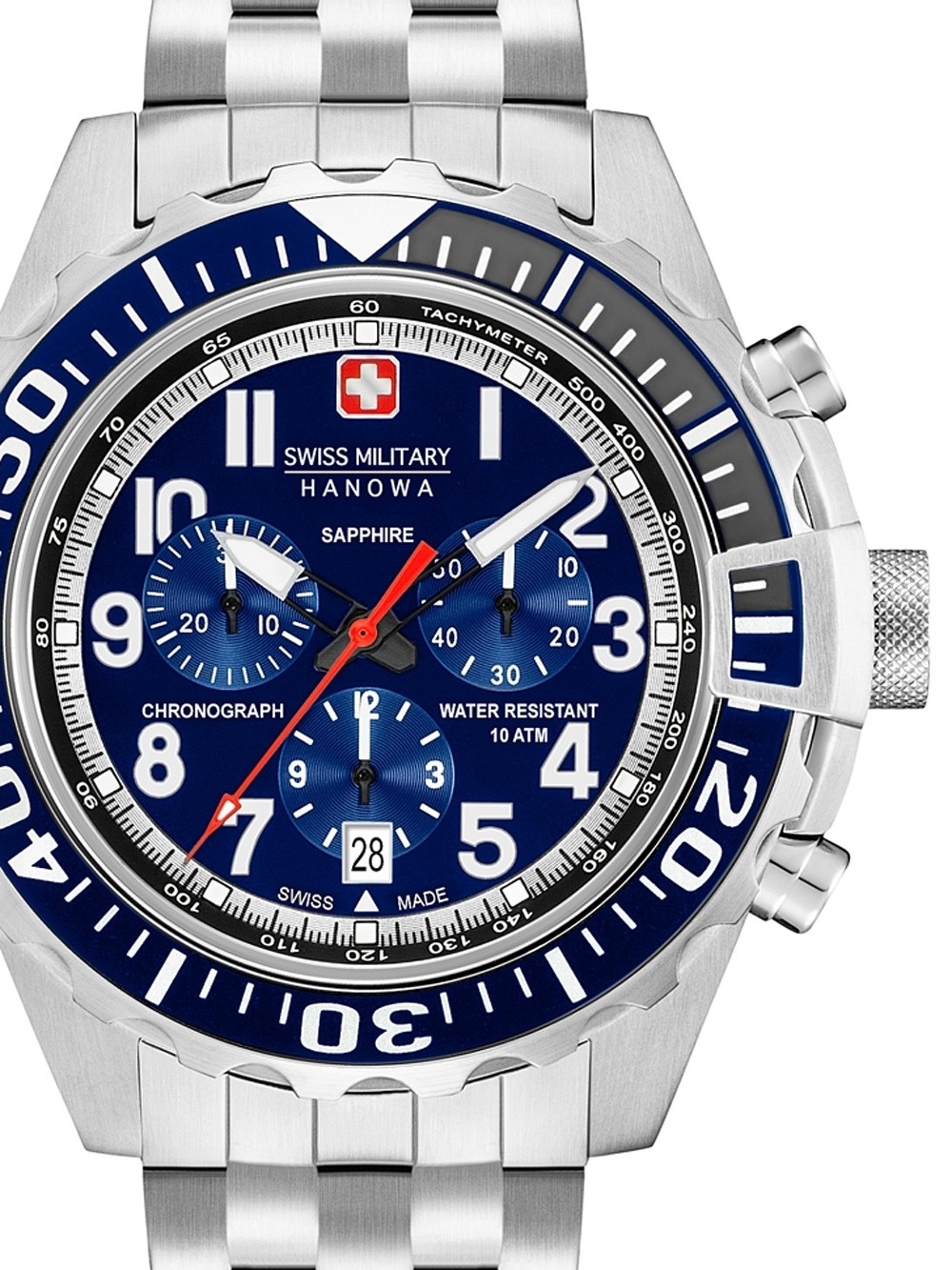 Ceas barbatesc Swiss Military Hanowa 06-5304.04.003 Touchdown Chrono 45mm 10ATM