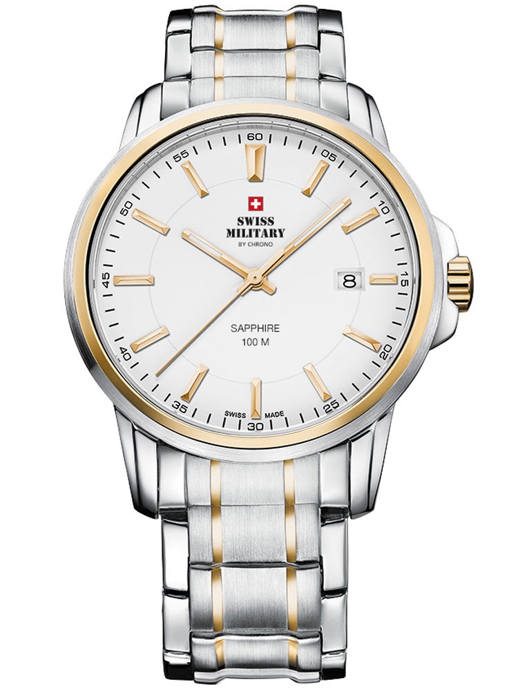 Ceas barbatesc Swiss Military SM34039.05 Saphir, 10 ATM, 40 mm