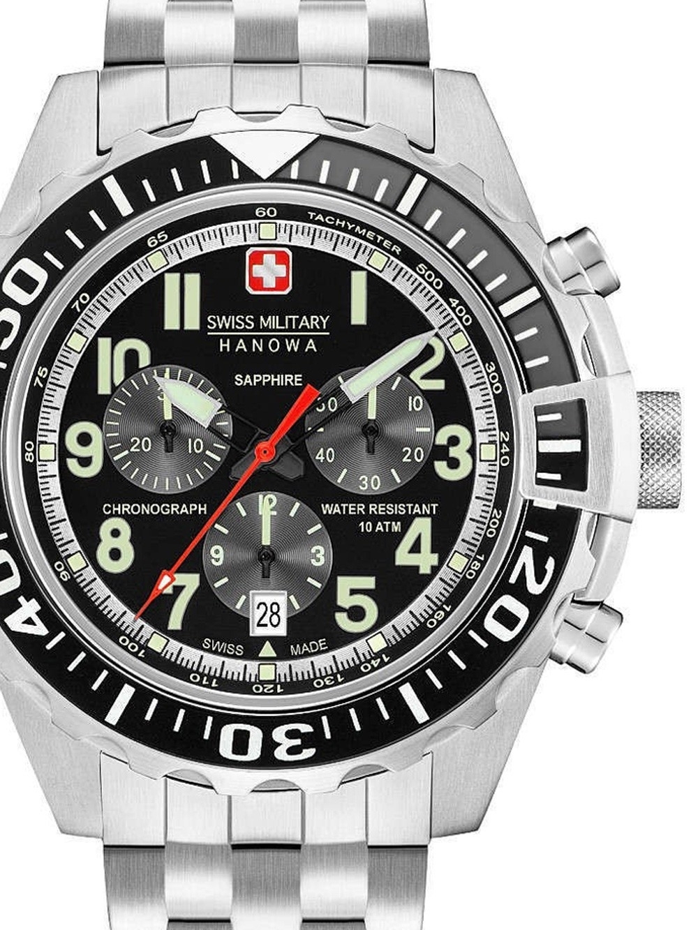 Ceas barbatesc Swiss Military Hanowa 06-5304.04.007 Touchdown Chrono 45mm 10ATM