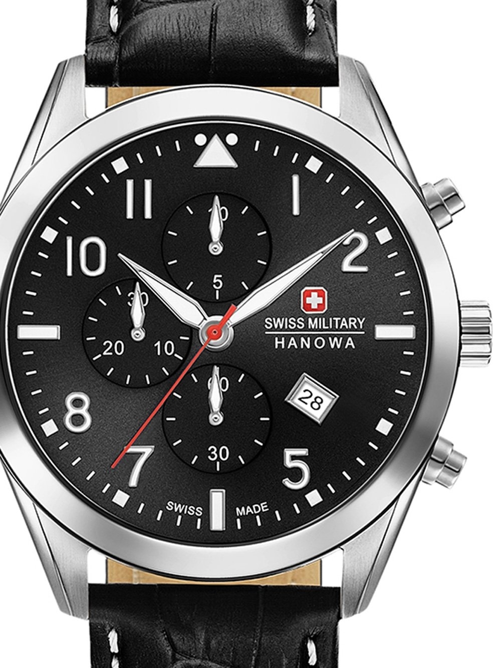 Ceas barbatesc Swiss Military Hanowa 06-4316.04.007 Helvetus Cronograf 43mm 10ATM