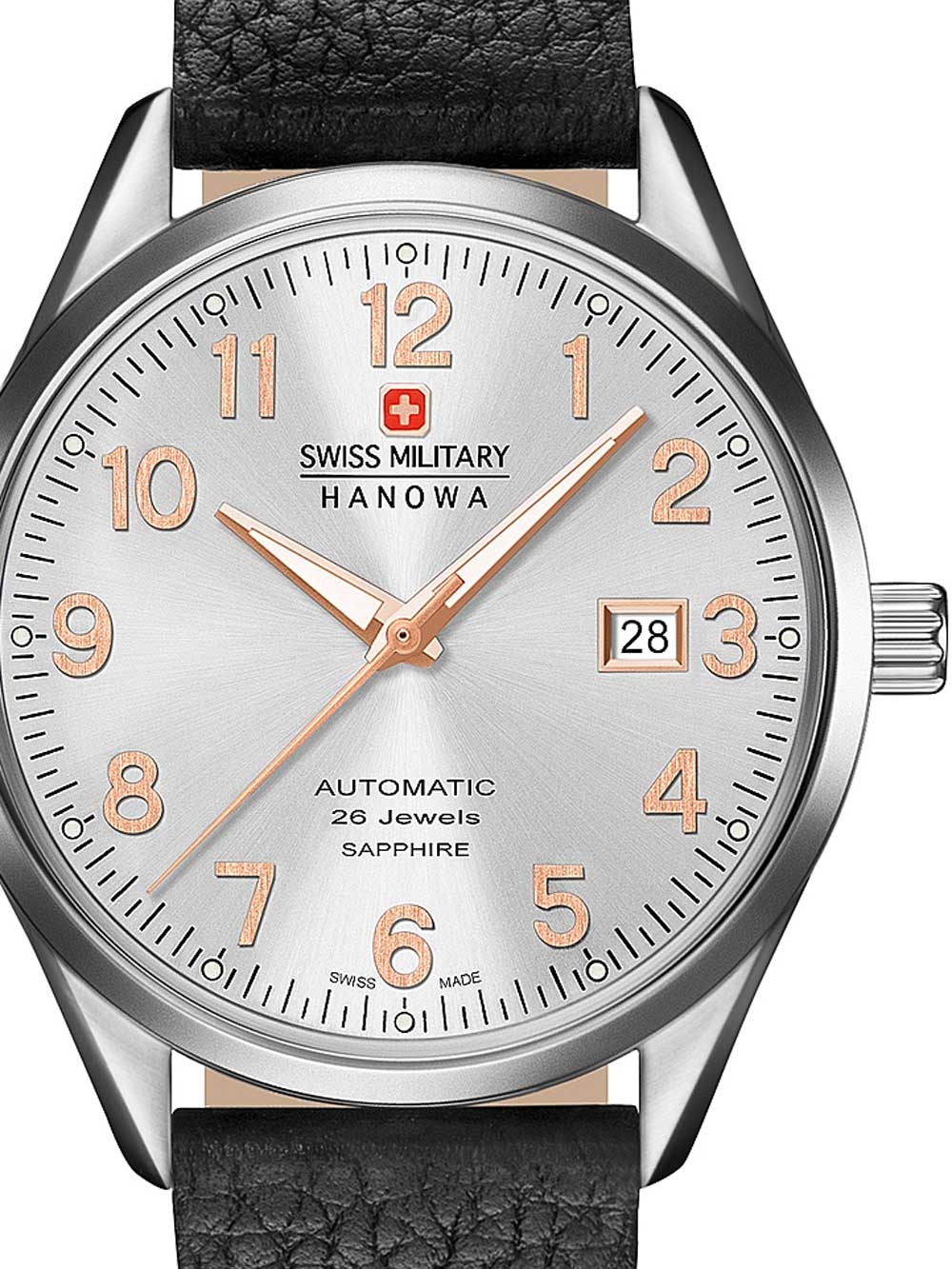 Ceas barbatesc Swiss Military Hanowa 05-4287.04.001 Helvetus Automatic 40mm 5ATM