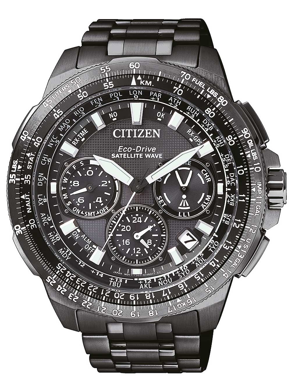 Ceas barbatesc Citizen CC9025-51E Satellite Waves GPS Titan 47mm 20ATM