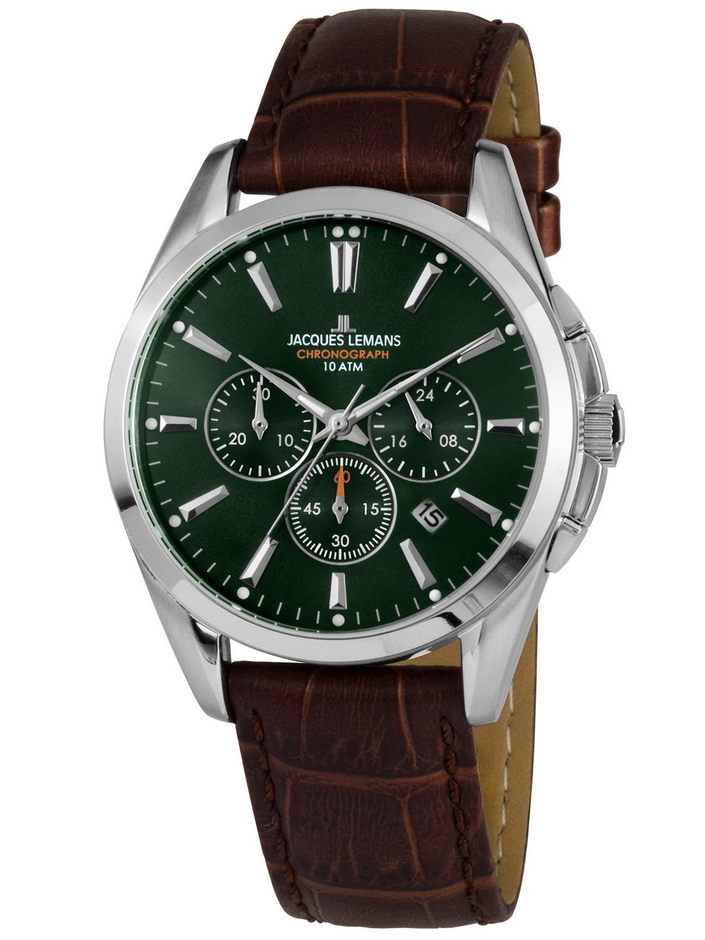 Ceas barbatesc Jacques Lemans 1-1945C Derby Cronograf 42mm 10ATM