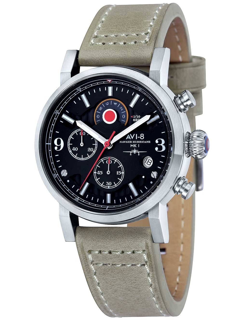 Ceas barbatesc AVI-8 AV-4041-02 Hawker Hurricane Chrono 42mm 5ATM