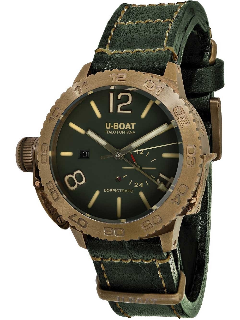 Ceas barbatesc U-Boat 9088 Doppiotempo Bronze Autom 46mm 10ATM