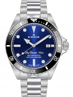 Montre: Montre homme Edox 80115-3N1M-BUI Skydiver 70s