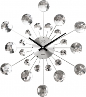 Reloj: JVD HT464.1 Wanduhr silberfarbenes Zifferblatt