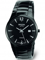 Reloj: Boccia 3572-02 men`s watch ceramic titanium 39mm 3ATM