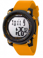: Sector R3251546001 EX-38 Digital Watch Mens 45mm 10ATM