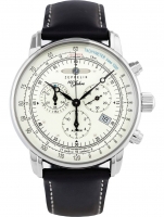 Montre: Zeppelin 8680-3 Alarm Chronograph 100 Jahre 43mm 5ATM