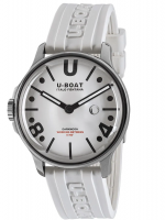 Montre: U-Boat 9542/A Darkmoon White SS Mens Watch 44mm 5ATM