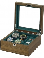 Ceas: Rothenschild watch box RS-2440-W for 4 watches and cufflinks