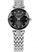 Reloj: Jowissa J5.637.M Facet Strass Damen 29mm 5ATM