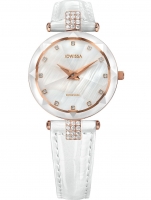 Reloj: Jowissa J5.628.M Facet Strass Damen 29mm 5ATM