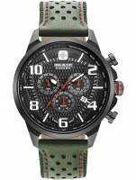 Watch: Men watch Swiss Military Hanowa 06-4328.13.007 Airman Chronograph 45mm 5ATM