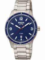 Uhr: Boccia 3635-04 men`s watch titanium 42mm 10ATM