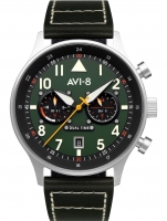 Montre: AVI-8 AV-4088-02 Carey Dual Time 44mm 5ATM