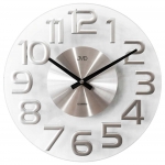 Reloj: JVD HT098 Wanduhr modern Glasuhr
