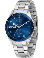 Watch: Sector R3253516004 Serie 770 Dual Time 44mm 5ATM