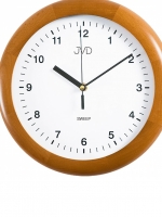 Reloj: JVD NS2341/41 klassische Wanduhr Buche