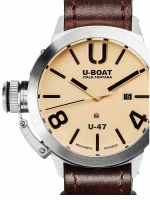 Watch: U-Boat 8106 Classico U-47 Automatik beige 47mm 100M