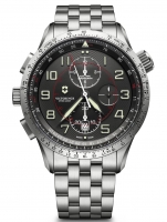 Montre: Montre homme Victorinox 241722 Airboss Mach 9 Chrono. 45mm 10ATM