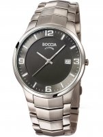 Reloj: Boccia 3561-02 men`s watch titanium 39mm 5ATM