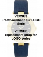 Ceas: Versus original Uhrenarmband für Logo Serie 18 mm, blau Ref. 29164