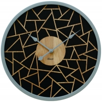 Reloj: Hermle 30102-002100 moderne Wanduhr, braun