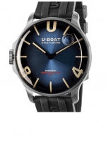 Ceas: U-Boat 8704/C Darkmoon Blue SS Soleil Mens Watch 44mm 5ATM