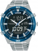 Reloj: Lorus RW647AX9 digital chronograph 46mm 10ATM