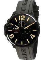 Ceas: Ceas barbatesc U-Boat 8109/B Capsoil Cronograf DLC 45mm 100M