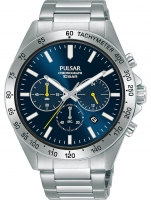 Ceas: Pulsar PT3A73X1 chrono men`s 43mm 10ATM