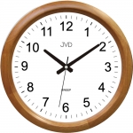 Reloj: JVD NS8017.3 Wanduhr mit Holzgehäuse