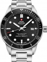 Montre: Swiss Military SM34088.01 Diver Quartz 42mm 20ATM